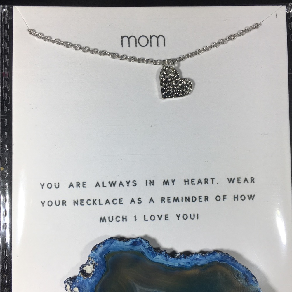 Silver Mom Necklace